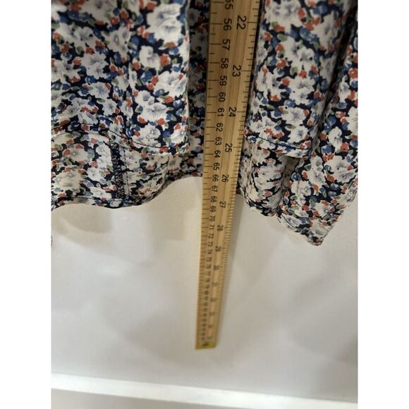 Elodie Floral Spaghetti Strap Mini Summer Dress Size S Lightweight Lace Up Back - Picture 6 of 8